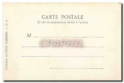 Paryż — Pomnik Étienne Dolet — Zbiór Petit Parisien, N° 3 — Rewers