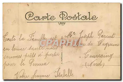 Paryż — Gare Montparnasse — A.P. Stacja kolejowa Montparnasse — Rewers