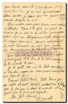 Paryż — Wieża Świętego Jakuba — Wieża Świętego Jakuba — wydawca J. J. T. — Rewers