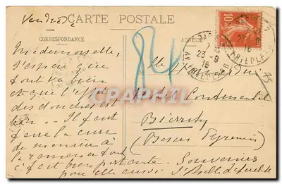 Paris - Torre Saint-Jacques - A. R. - n°127 — Verso