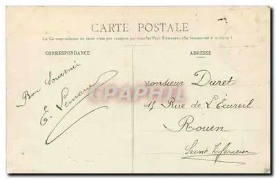 Paris - O Hotel de Ville (IVe) - G. I. - n° 593 — Verso