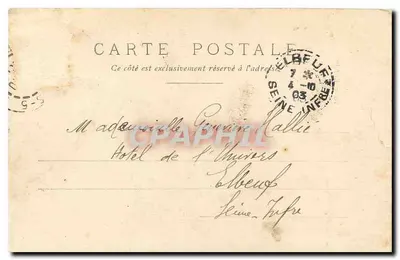 Wieża Eiffla — Paryż — Wydawca Paryż, Tardy & Fils — Rewers