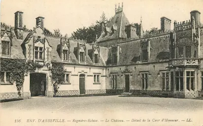 Regnière-Ecluse — O Castelo — Detalhe da Cour d'Honneur — LL. — N° 156