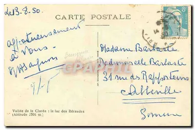 Jezioro Béraudes — Dolina Clarée — J. Hacquard — Rewers