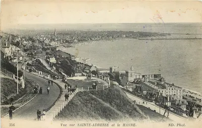 Vista de SAINT-ADRESSE e le HAVRE — ND. Fot. — n° 356