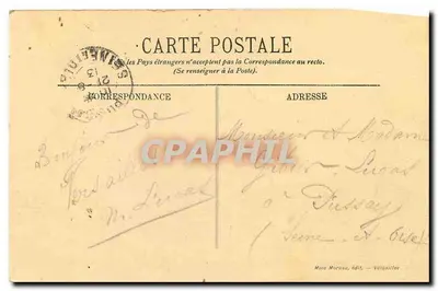 Versailles — O Bassin de Neptune em um Dia de Grandes Águas — Mine Moreau, n°337 — Verso