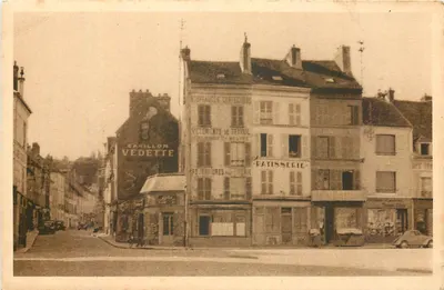 La Ferte-Sous-Jouarre — Praça e Rua da Estação — Ed. G. Réant, Paris