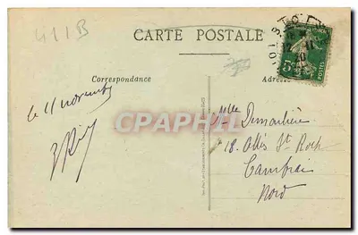 Blois — A Escada Monumental — Editor anônimo, número de série não visível — Verso