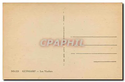 Guingamp — Os Viadutos — CH des Arts et Mécaniques, Paris — Verso