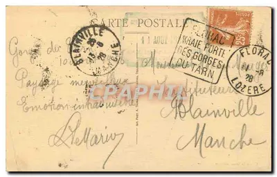 Góry Tarn (Lozère) — Les Détroits — Wydawnictwo Hotelu Géant de Florac — Rewers