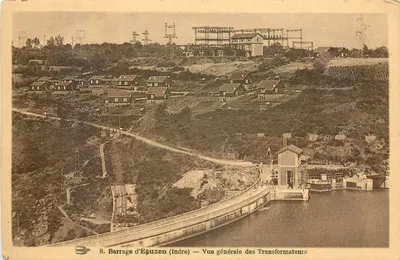 Barragem de Éguizon (Indre) — Vista geral dos Transformadores