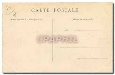 Zamek w Chantilly — Les Gemmes — B.F., Paryż — Rewers