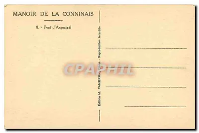 Dihian — Pałac Conninais — Wydawnictwo M. Pambrun, Dihian — Rewers
