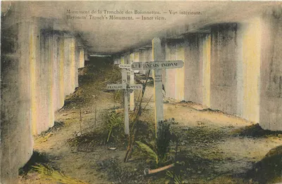 Monumento da Trincheira das Baionetas — Visão interna — Edição Verdun