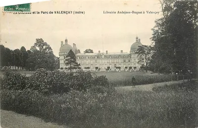 Castelo e o Parque de Valençay (Indre) — Livraria Audejean-Buquet em Valençay