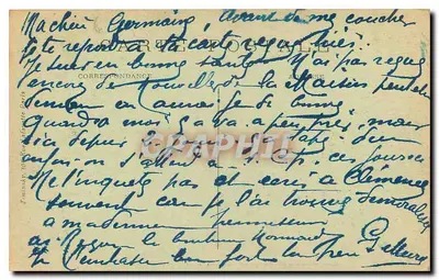 JOUISONES perto de Tournes (Aisne) — Castelo de Virly — Edit. Laffineur n°28 — Verso