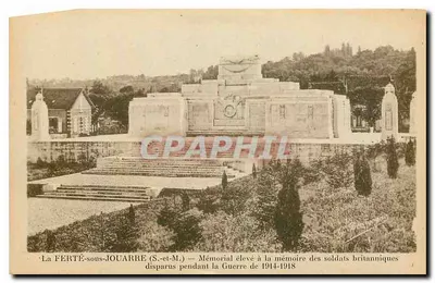 La FERTÉ-sous-JOUARRE (S.-et-M.) — Memorial erguido em homenagem aos soldados britânicos falecidos durante a Guerra de 1914-1918