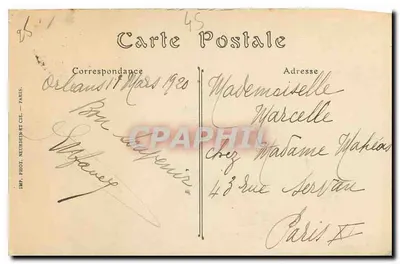 Olivet (Loiret) — O Restaurante Paul Foret — ND. Fot. — Verso