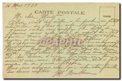Hyères — N.-D. de Consolation — Przyjazd do klasztoru przez stary szlak — Cliché Giraud & Toulon — Rewers