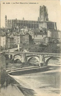 Albi — O Velho Ponte e a Catedral — LL