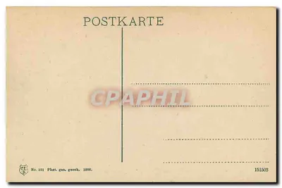 Metz — Widok garnizonu, Mostu Średniego i protestanckiego kościoła — F.E. D. Nr 151 — Rewers