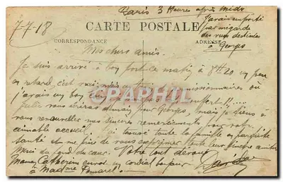 Bordeaux — Plac Aquitanski — C.B. — Rewers