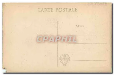 Palácio de Fontainebleau — O Castelo e o Lago das Carpas — Editor Lamenard, n°8 — Verso