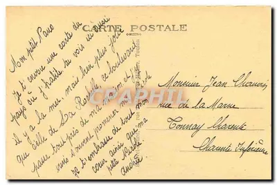 Toulon-Mourillon — Boulevard du Littoral — Edit. B. S. n° 56 — Verso