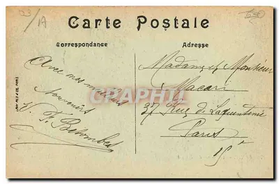 Vichy — A Fonte do Hospital — LL. n°176 — Verso