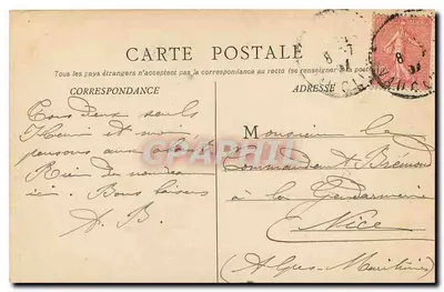 Avignon — Fortificazioni esterne Remparts des Oulles — B. F. Chalon-5-5 — Verso