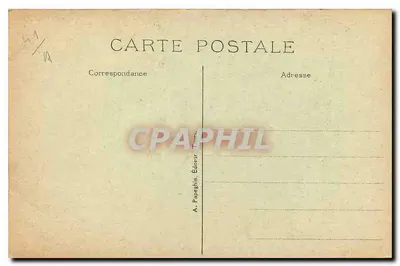 Vendôme (Loir-et-Cher) — O Hotel de Ville (estilo século XV) — A. Papeghin, editor — Verso