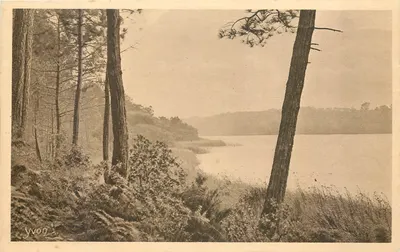 O Lago de Laprade (próximo a Moliet) — As Landas da Gasconha — Edição de Arte YVON