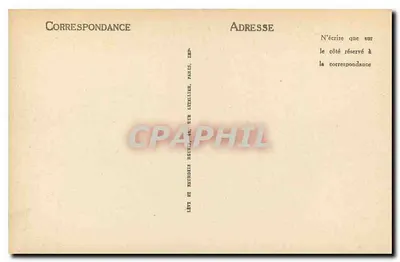 Palácio de FONTAINEBLEAU — O Baptistério e a Cour de Henrique IV — LL — Verso