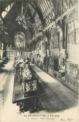 Museu beneditino em Fécamp — Sala Gótica — Imp. da Bénédictine