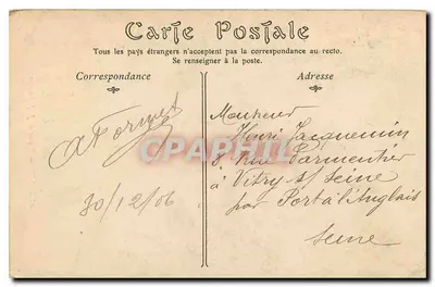 Auxerre — Statua J.-J. Fourrier — ND Fot — Rewers