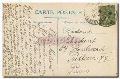 Paris, Place de la Bastille — vista da coluna — editor não identificado — Verso