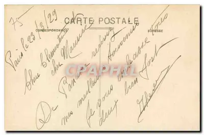 Paris - La Gare Saint-Lazare (Côté Rome) — éditeur M. 23 M — Verso