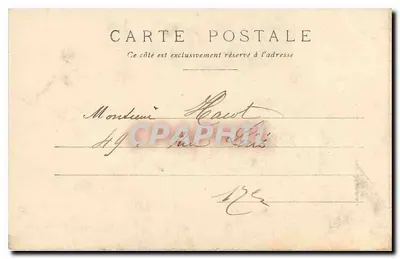Parigi - Entrata al Parco Monceau — editore non identificato, n° di serie 3 — Verso