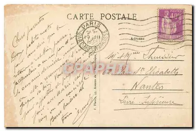 Paryż — Bastylia — PICON n°21 — Rewers