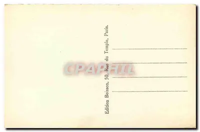 Parigi (1°) — Tribunale di Commercio, Palazzo di Giustizia e Conciergerie — Edizione Boisson, Parigi — Verso
