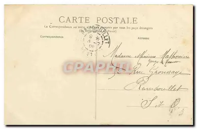 Le Puy-de-Dôme — A subida a pé — editor não identificado — Verso