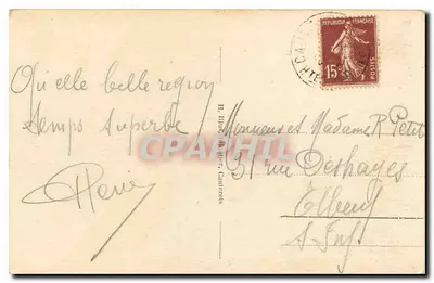 Cauterets - Dolina Lutour — wydawca nieznany, numer serii 99 — Rewers