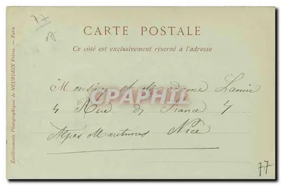 Fontainebleau — A Subprefeitura — Coleções ND Phot — Verso