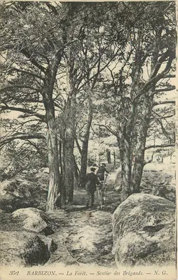 Barbizon — A Floresta — Caminho dos Bandidos — N.G. n°352