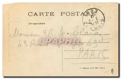 Gisors — A Igreja — O Coro — C. M. — Verso