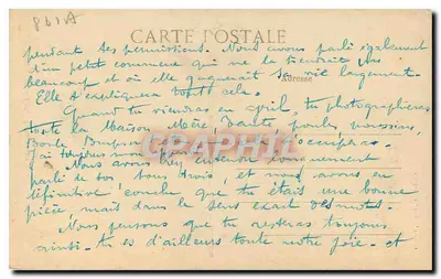 Poitiers — Kerk van Sint-Porchaire — Ch. Begnard, uitgever Poitiers — Achterkant