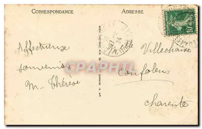 Lourdes — O Lago — LL. — n° 133 — Verso