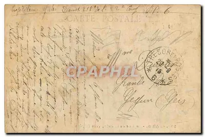 Paris - A Rue de la Paix, em direção ao Opéra — 200. — Editor não identificado — Verso