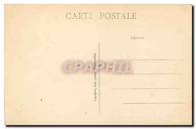Il Castello di Rambouillet — vista del castello con ingresso e parco — Leptrére, edit-foto, Rambouillet, n° 268 — Verso