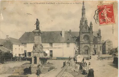 Santa Ana de Auray — A Fonte e a Basílica — Imprensa Loret & Pied et Cheval